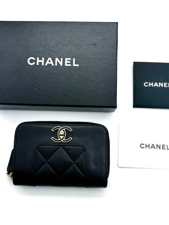 Chanel Wallet Mademoiselle Round Zip Coin Purse - Picture 2 of 12